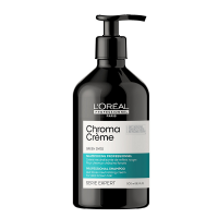 L'Oreal Professionnel Serie Expert Chroma Creme Shampoo - Шампунь-крем с зеленым пигментом для нейтрализации красного оттенка темных волос 500 мл