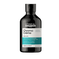 L'Oreal Professionnel Serie Expert Chroma Creme Shampoo - Шампунь-крем с зеленым пигментом для нейтрализации красного оттенка темных волос 300 мл