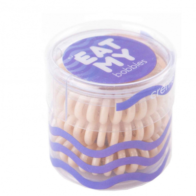 EAT MY Bobbles Creme Вrulee - Резинки для волос "крем-брюле" (мини-упаковка) 3 шт