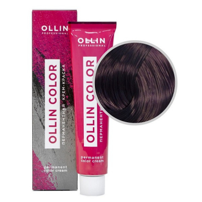Ollin Professional Ollin Color - Перманентная крем-краска для волос 5/22 светлый шатен фиолетовый 100 мл