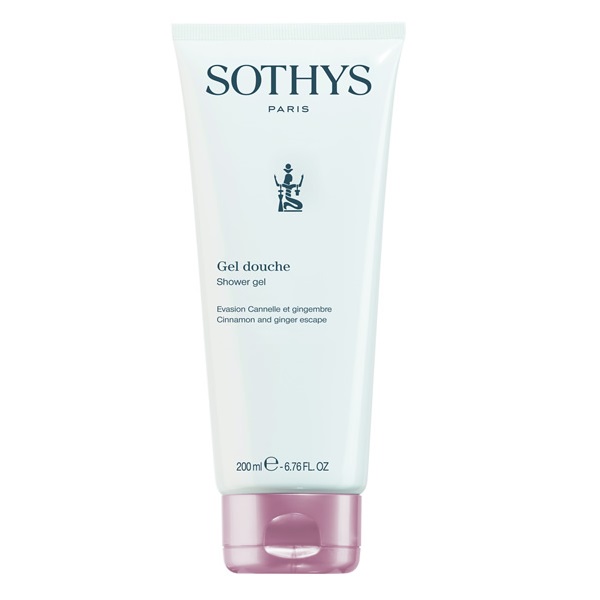 Sothys Shower Gel Cinnamon And Ginger Escape - Гель для душа с корицей и имбирем 200 мл