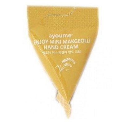 Ayoume Enjoy Mini Makgeolli Hand Cream - Крем для рук макколи 3 гр 1 шт