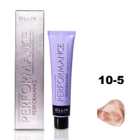 Ollin Performance Permanent Color Cream - Перманентная крем-краска для волос 10/5 светлый блондин махагоновый 60 мл