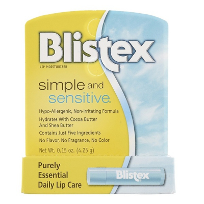 Blistex Simple And Sensitive - Бальзам для губ без аромата 4,25 гр