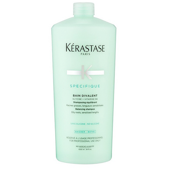 Kerastase Specifique Divalent - Шампунь ванна для волос жирных у корней и чувствительных по длине 1000 мл