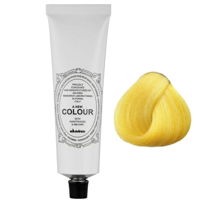 Davines A New Colour Yellow - Перманентный краситель без аммиака чистый цвет желтый 60 мл