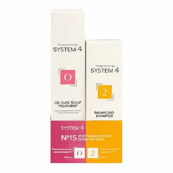 Sim System 4 №15 - Программа №15 против сухой перхоти (шампунь 250 мл + маска-пилинг 150 мл)