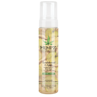 Hempz Sandalwood and Apple Herbal Foaming Body Wash - Гель-мусс для душа сандал и яблоко 250 мл