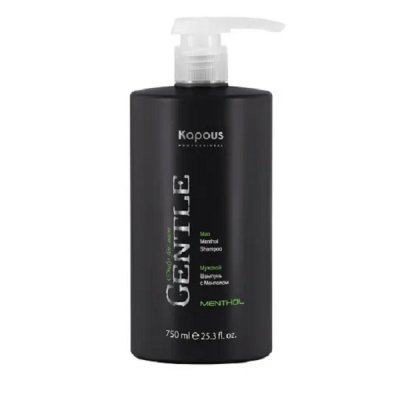 Kapous Professional Men Menthol Shampoo - Мужской шампунь с ментолом 750 мл