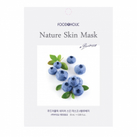 Foodaholic Nature Skin Mask Blueberry - Тканевая маска для лица с экстрактом черники 23 мл