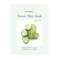 Foodaholic Nature Skin Mask Cucumber - Тканевая маска для лица с экстрактом огурца 23 мл