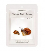 Foodaholic Nature Skin Snail - Тканевая маска для лица с муцином улитки 23 мл