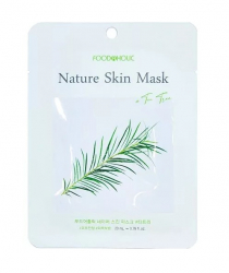 Foodaholic Nature Skin Tea Tree - Тканевая маска для лица с экстрактом чайного дерева 23 мл