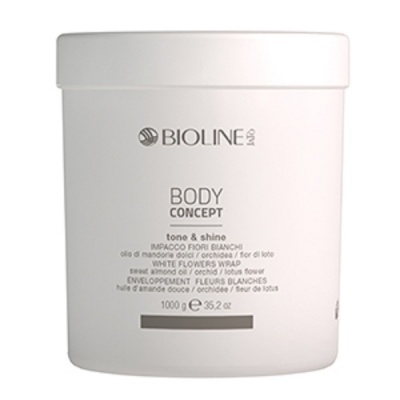 Bioline-JaTo Body Concept Prof Tone And Shine White Flowers Wrap - Обертывание укрепляющее тонизирующее (масло сладкого миндаля, орхидея, лотос) 1000 г