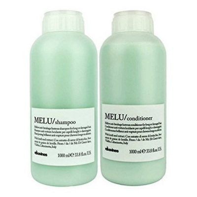Davines Essential Haircare Melu Anti-Breakage Shine Set - Набор для длинных или поврежденных волос (шампунь 1000 мл; кондиционер 1000 мл)