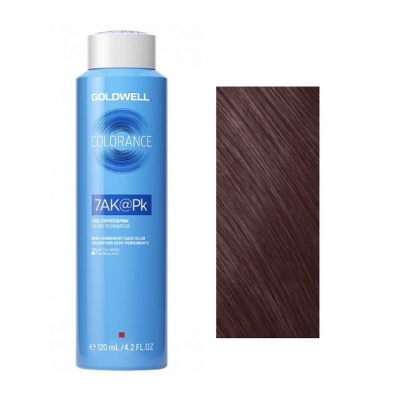 Goldwell Colorance - Тонирующая крем-краска для 7AK@PK холодный медный с розовым сиянием 120 мл
