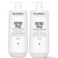 Goldwell Dualsenses Bond Pro Fortifying Set - Набор укрепляющий для слабых, склонных к ломкости волос (кондиционер 1000мл; шампунь 1000мл)