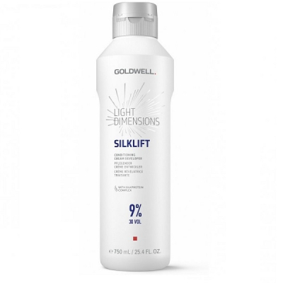 Goldwell Light Dimensions Silk Lift Conditioning Cream Developer 30 vol - Кондиционирующий крем-лосьон 9% 750 мл