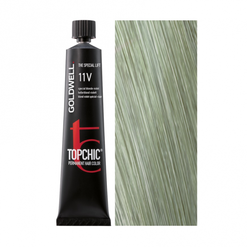 Goldwell Topchic - Краска для волос  11V фиолетовый светлый блондин  60 мл.