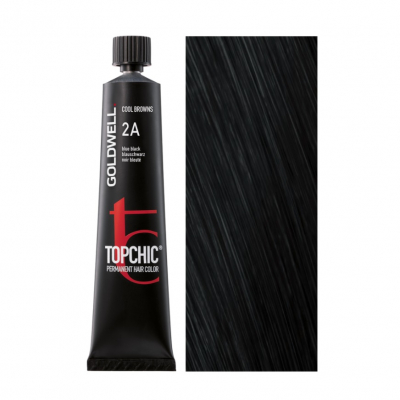 Goldwell Topchic - Краска для волос 2А иссиня-черная  60 мл.