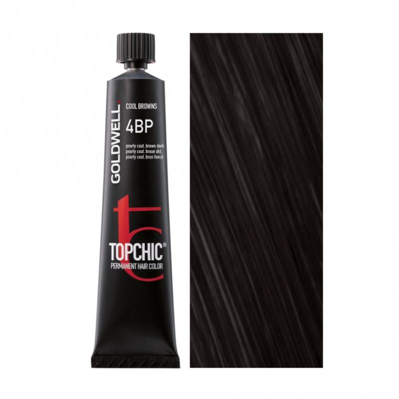 Goldwell Topchic - Краска для волос 4BP жемчужный горький шоколад   60 мл.