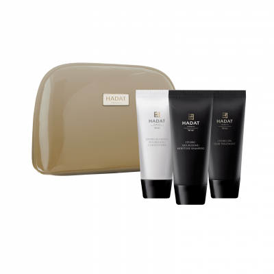 Hadat Cosmetics Hydro Nourishing Moisture Set - Увлажняющий набор для волос (шампунь Hydro Nourishing Moisture Shampoo 70мл + маска Hydro Spa Hair Treatment 70мл + кондиционер Hydro Nutrient Nourishing Conditioner 70мл)