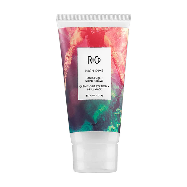R+Co High Dive Moisture + Shine Creme - Увлажняющий крем для блеска волос "глубокое погружение" 50 мл
