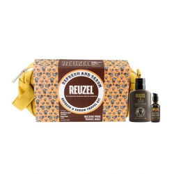 Reuzel Refresh and Serum Beard Duo Travel Kit - Мужской набор для ухода за бородой (кондиционер + масло)