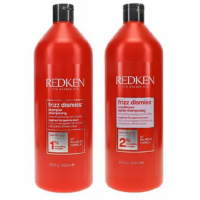Redken Frizz Dismiss Set - Набор для гладкости и дисциплины волос (шампунь 1000 мл, кондиционер 1000 мл)