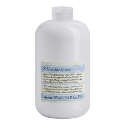 Davines Essential Haircare SU Hair And Body Wash - Aftersun Delicate Hydrating Wash For Hair And Body - Шампунь для волос и тела 500 мл