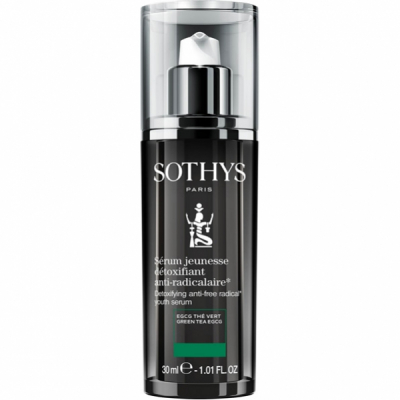 Sothys Perfect Shape Detoxifying Anti-Free Radical Youth Serum - Омолаживающая сыворотка для детокса кожи 30 мл