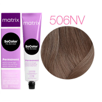 Matrix SoColor Pre-Bonded Extra Coverage - Краска для седых волос 506NV темный блондин натуральный перламутровый 90 мл