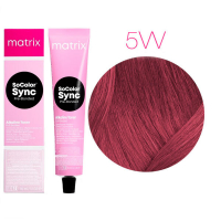 Matrix Color Sync Pre-Bonded - Краска для волос 5VV cветлый шатен глубокий перламутровый 90 мл