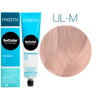 Matrix SoColor Pre-Bonded Ultra Blond UL- M - Краска для волос ультра блонд мокка 90 мл