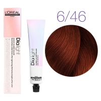 L'Oreal Professionnel Dialight - Краска для волос без аммиака 6.46 темный блондин медно-красный 50 мл