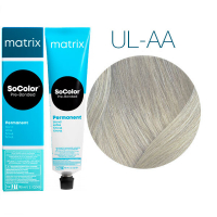 Matrix SoColor Pre-Bonded Ultra Blond UL- AA - Краска для волос ультра блонд глубокий пепельный 90 мл
