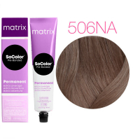 Matrix SoColor Pre-Bonded Extra Coverage - Краска для седых волос 506NA темный блондин натуральный пепельный 90 мл