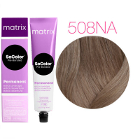 Matrix SoColor Pre-Bonded Extra Coverage - Краска для седых волос 508NA светлый блондин натуральный пепельный 90 мл