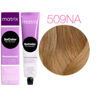Matrix SoColor Pre-Bonded Extra Coverage - Краска для седых волос 509NA очень светлый блондин натуральный пепельный 90 мл