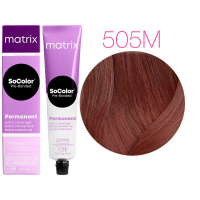 Matrix SoColor Pre-Bonded Extra Coverage - Краска для седых волос 505M светлый шатен мокка 90 мл