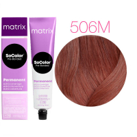 Matrix SoColor Pre-Bonded Extra Coverage - Краска для седых волос 506M темный блондин мокка 90 мл