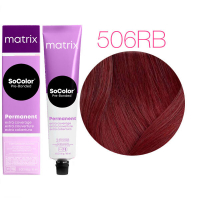 Matrix SoColor Pre-Bonded Extra Coverage - Краска для седых волос 506RB темный блондин красно-коричневый 90 мл