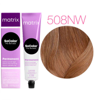 Matrix SoColor Pre-Bonded Extra Coverage - Краска для седых волос 508NW светлый блондин натуральный теплый 90 мл