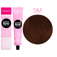 Matrix Color Sync Pre-Bonded - Краска для волос 5M светлый шатен мокка 90 мл