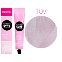Matrix Color Sync Pre-Bonded - Краска для волос 10V блондин перламутровый очень светлый 90 мл