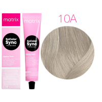 Matrix Color Sync Pre-Bonded - Краска для волос 10A очень-очень светлый блондин пепельный 90 мл