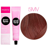 Matrix Color Sync Pre-Bonded - Краска для волос 5МV светлый шатен мокка перламутровый 90 мл