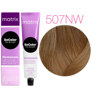 Matrix SoColor Pre-Bonded Extra Coverage - Краска для седых волос 507NW блондин натуральный теплый 90 мл