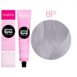 Matrix Color Sync Pre-Bonded - Краска для волос 8P светлый блондин жемчужный 90 мл