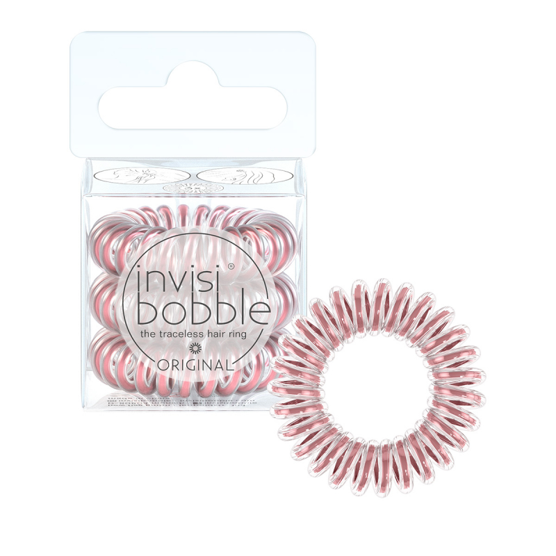 Invisibobble Original Bella Rosa Galaxy - Резинка-браслет для волос (розовое золото) 3 шт